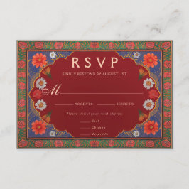 Cartão de RSVP de Casamento SIENNA I