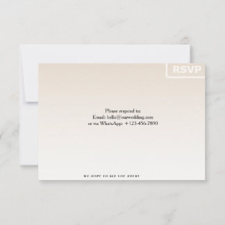 Cartão de RSVP Floral | Cartão de Resposta de Casa