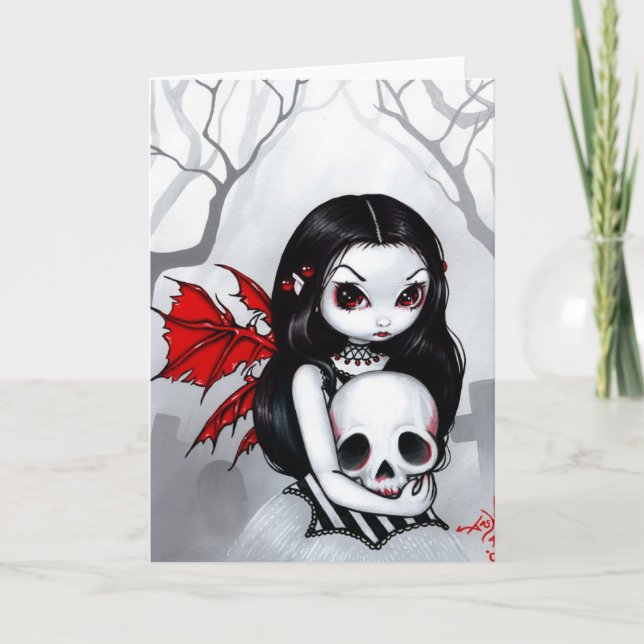 Cartão de Saída "A Walk Through the Cemetery" (Frente)