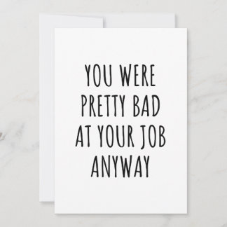 Cartão de Saída do Colega de Trabalho Cartão de De