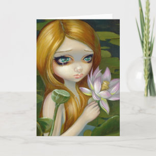 Cartão de Saída "Sereia Picante Lotus Blossoms"