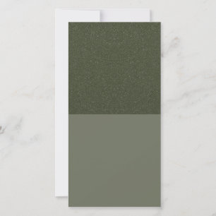 Cartão de Salvar a Data com Topo Brilhante em Verd