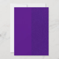 Cartão de Salvar a Data Glitter Roxo Real Plano