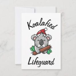 Cartão de Salvavidas Koalafied