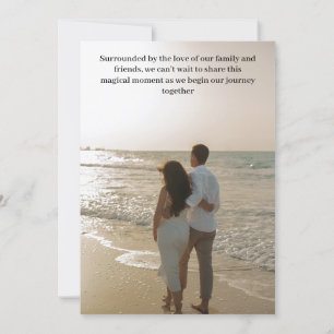 Cartão de Salve o Dia para Casamento Rústico Inter