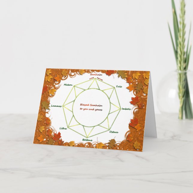 Cartão de Samhain (Frente)