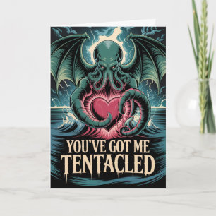 Cartão de São Valentão Tentacular Cthulhu Lovecra 