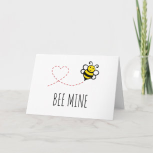 Cartão de São Valentim Personalizado - Abelha Minh