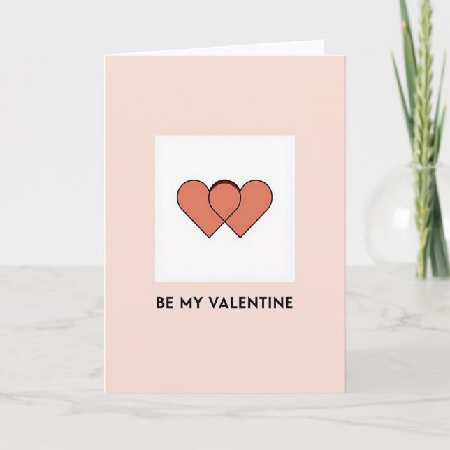 Cartão de São Valentim Pêssego (Frente)