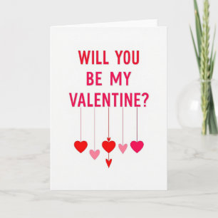 Cartão de São Valentim Vermelho