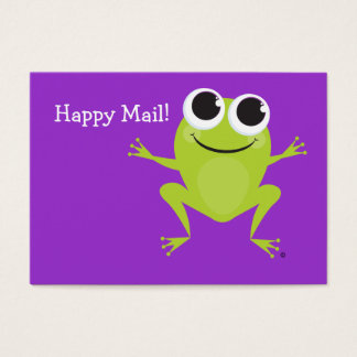 Cartão de sapo "Happy Mail" para os seus filhos!