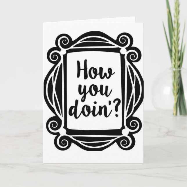 Cartão de Saudação (Frente)