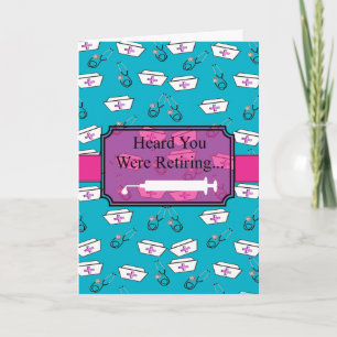 Cartão de Saudação à Enfermeira Reformada nº 15