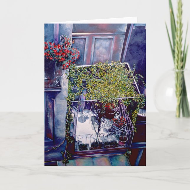 Cartão de Saudação à Tarde Ventiana (Frente)