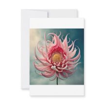 Cartão de saudação achatado