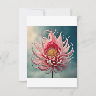 Cartão de saudação achatado