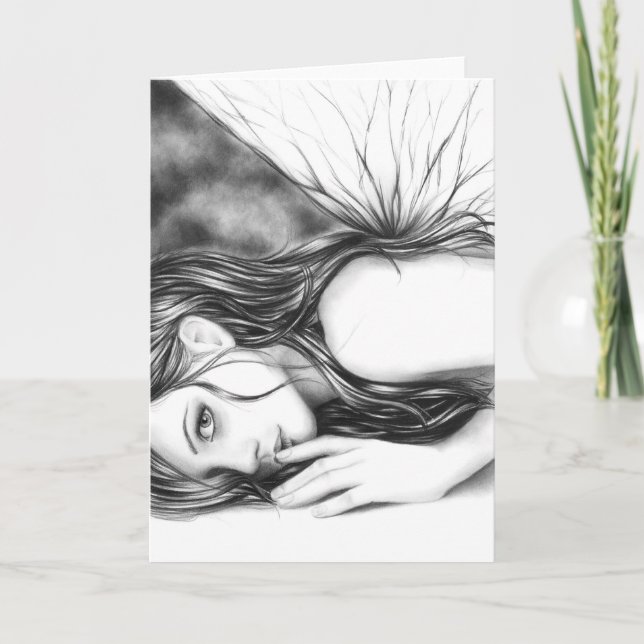 Cartão de Saudação Agora Fada (Frente)