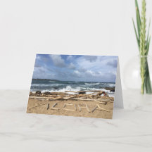 cartão de saudação aloha