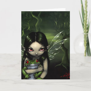 Cartão de saudação "Amar um Sapo"