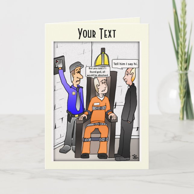 Cartão de Saudação Amarelo Pálido Guardado (Frente)