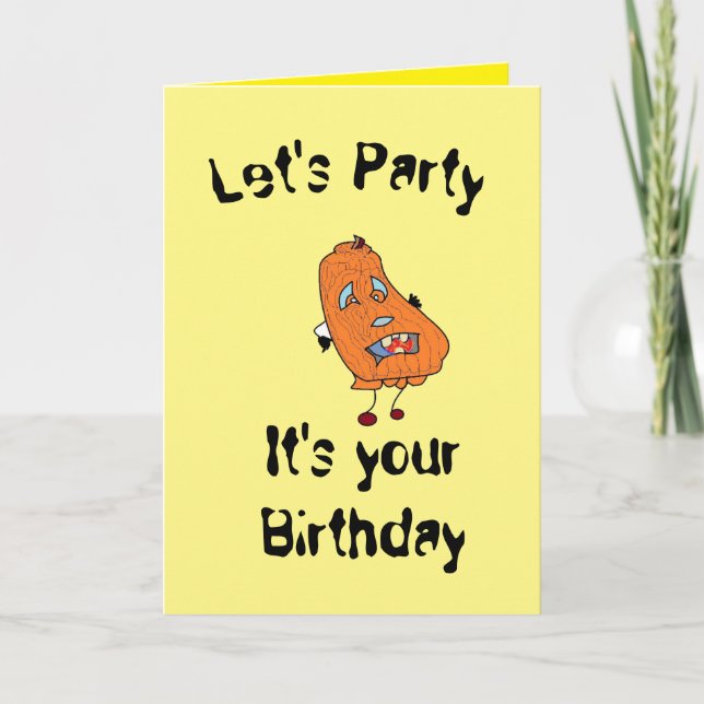 Cartão de Saudação : Aniversário (Frente)