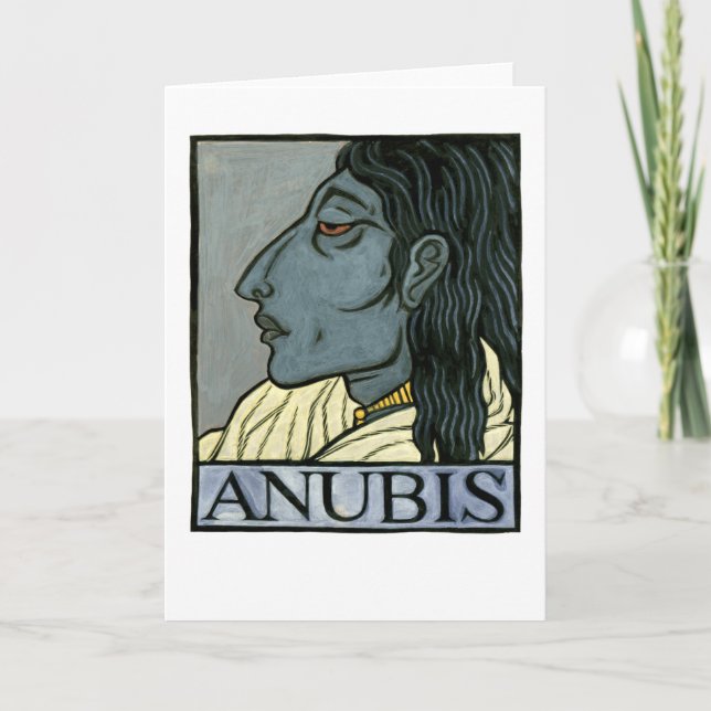 Cartão de Saudação Anubis (Frente)