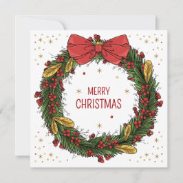 Cartão de Saudação ao Largo da Frota do Natal Eleg