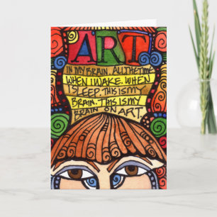 Cartão de Saudação ART BRAIN