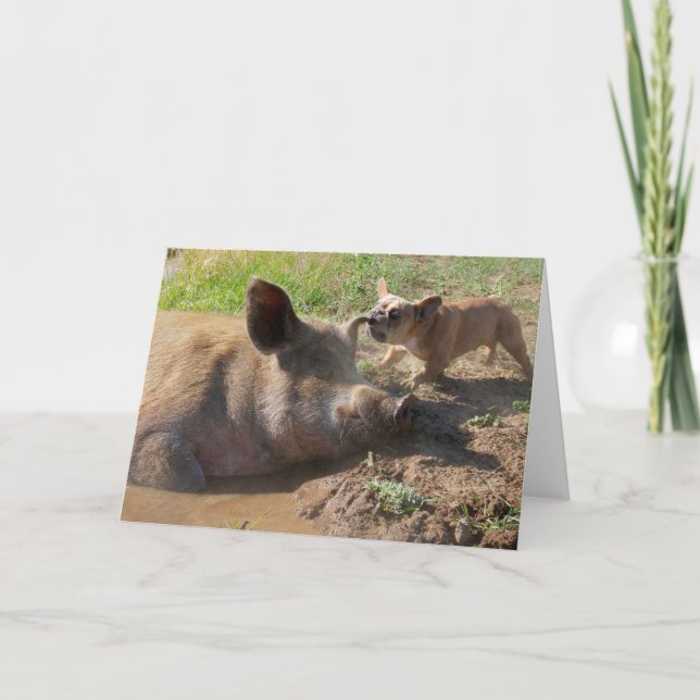 Cartão de saudação auricular (Frente)