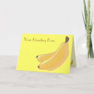Cartão de Saudação Banana