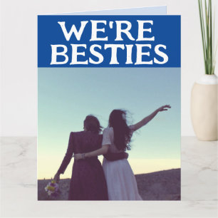 CARTÃO DE SAUDAÇÃO BESTIES BFF COMO LUCY & ETHEL