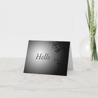 Cartão de saudação bonito