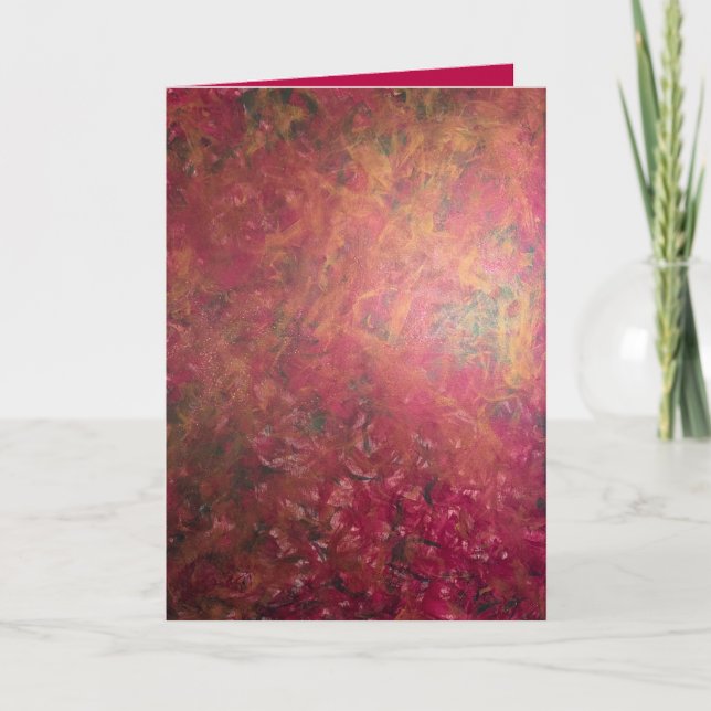 Cartão de saudação brilhante (Frente)