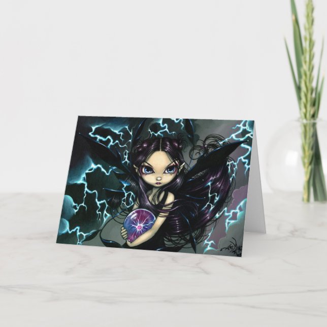 Cartão de saudação "Bringer of Lightning" (Frente)