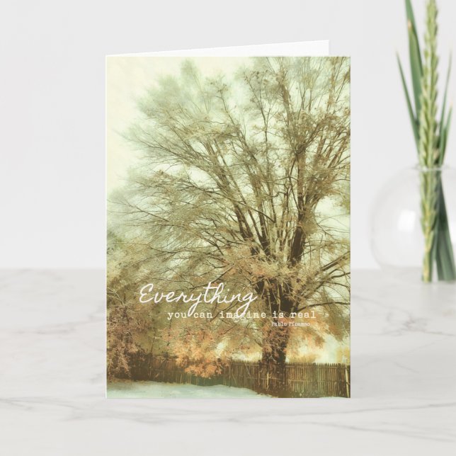 Cartão de Saudação BRONZE GILDING (Frente)