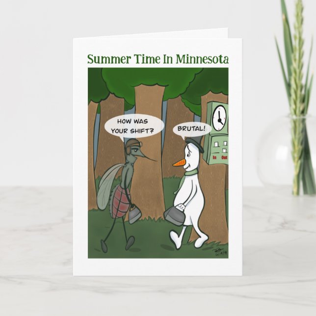 Cartão de Saudação Brutal (Frente)