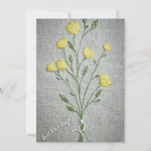 Cartão de Saudação Buttercups