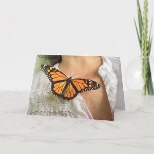 Cartão de saudação Butterfly e Me - Dentro Vazio