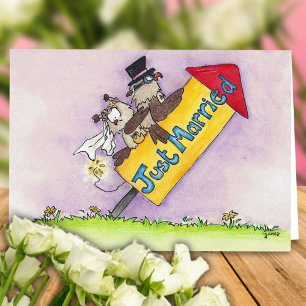 cartão de saudação CASADOS by Nicole Janes