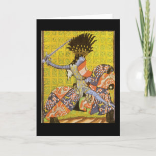 Cartão de Saudação Cavaleiro Medieval