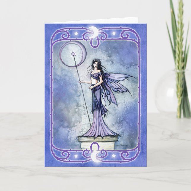 Cartão de Saudação Celestial para Vazios Láteos (Frente)