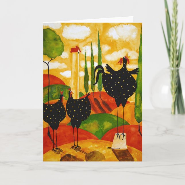 Cartão de saudação - Chamada de Amanhã (Frente)