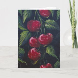 Cartão de Saudação Cherry Rain