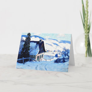 Cartão de saudação Clarence Gagnon - Fazenda