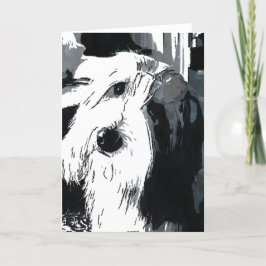 Cartão de Saudação Collie