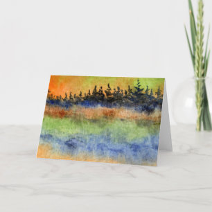 Cartão de Saudação "Colour Lake Mist"