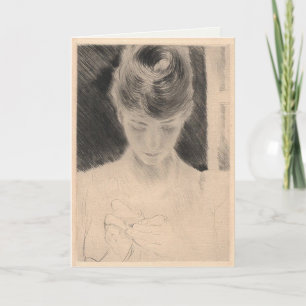 Cartão De Saudação Com A Pintura De Paul Cesar Hel