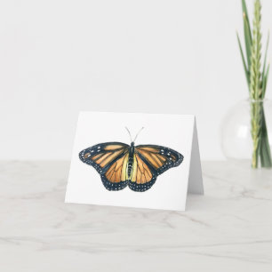 Cartão de Saudação com desenho de borboleta Monarc