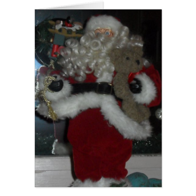 Cartão de saudação com romance branco padrão (Frente)