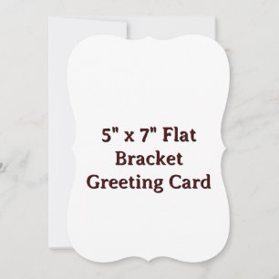 Cartão de Saudação com Suporte Plano 13 x 18 cm